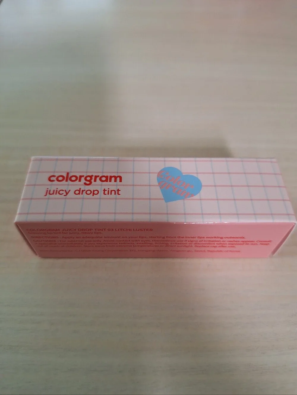 COLORGRAM Juicy Drop Tint 03 Litchi Luster | Juicy Lip Gloss, Glowing Lip Stain